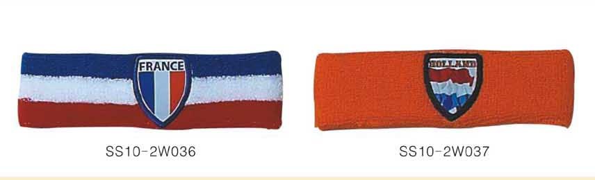 Sports Embroidery Terry Cotton Headband