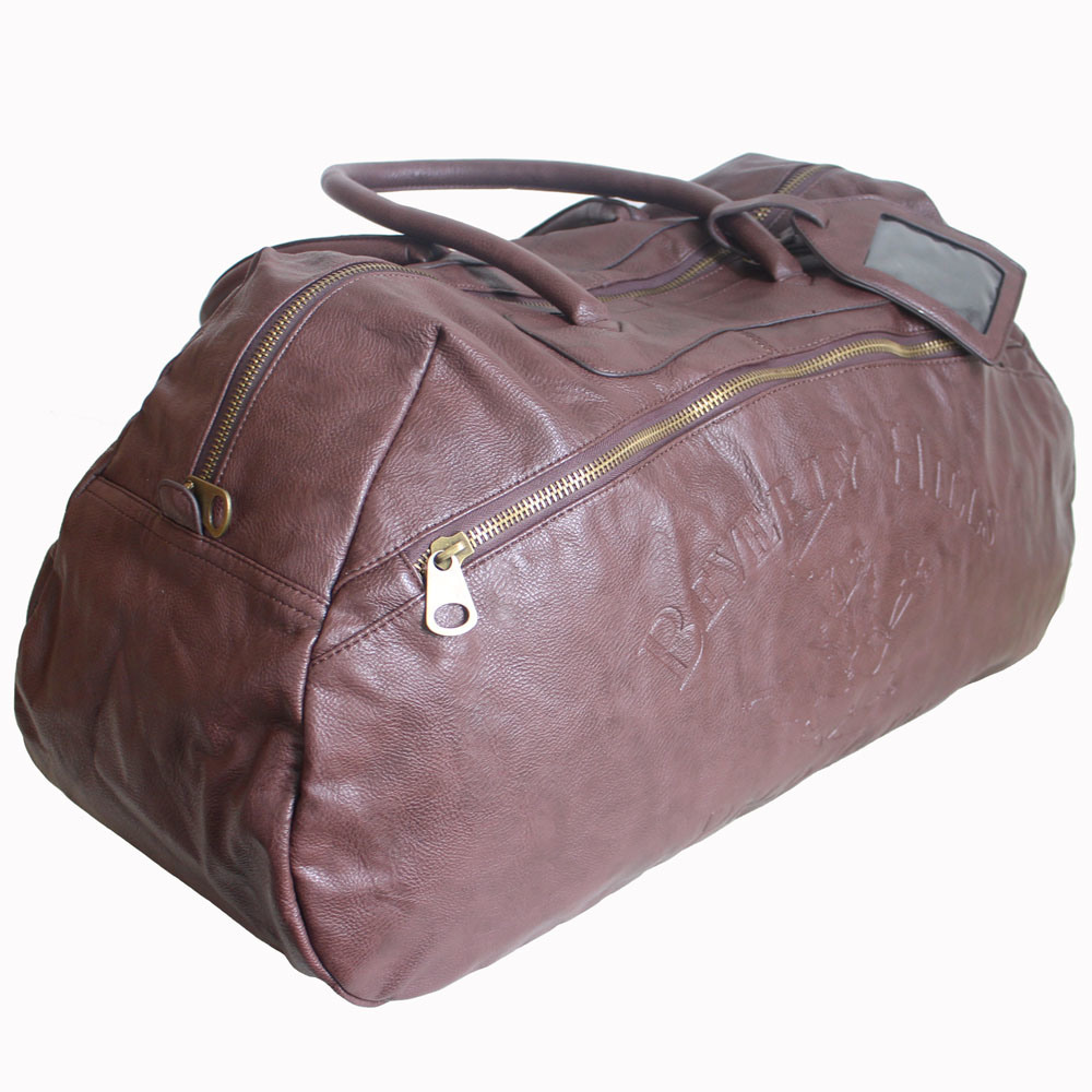 PU Leather Man Travel Handbag Sport Duffle Bag (RS-201439B)