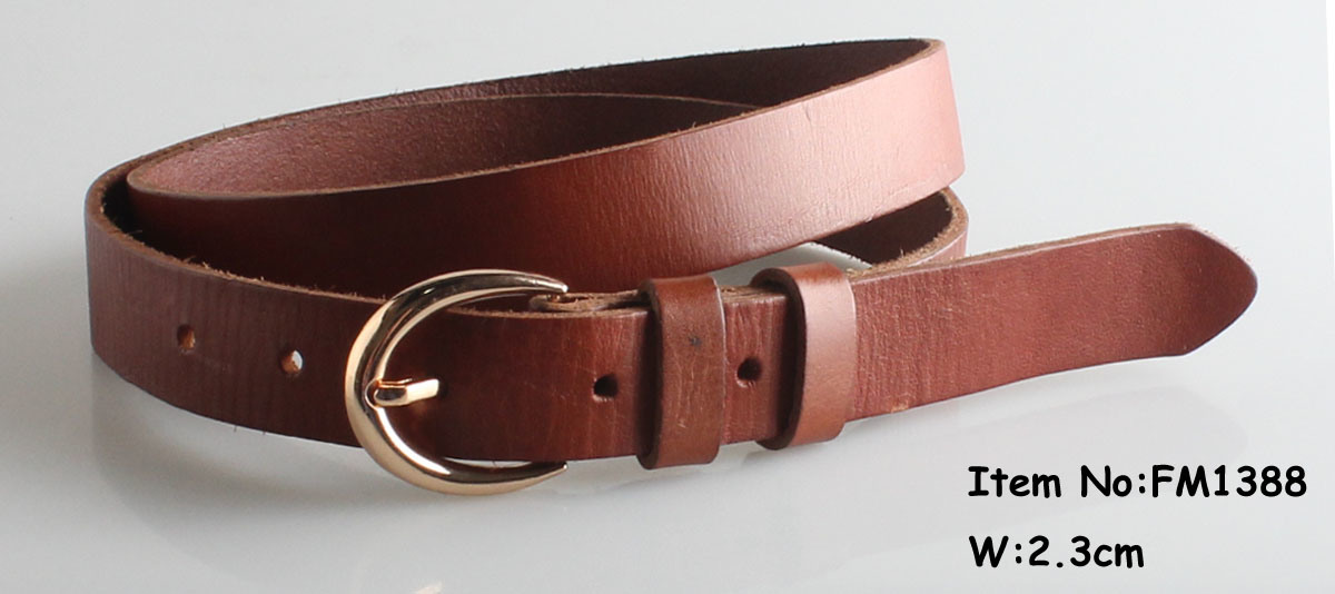 Leather Fashion Women Belts (FM1388)