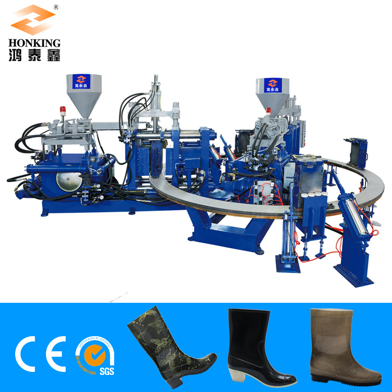 Gumboots Making Injection Molding Machine (Vertical, 1/2 Color)