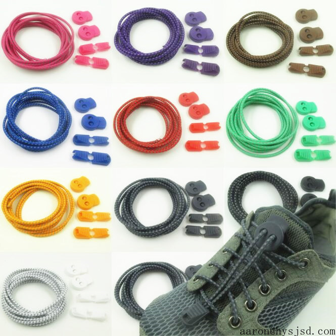 Elastic Shoelace, No Tie Shoelace with Lock