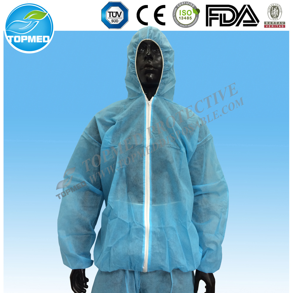 Nonwoven Disposable Jackets and Trousers for Protective Coveralls Uniform