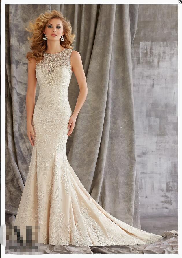 2016 Slim Mermaid Bridal Wedding Gowns Wd1352