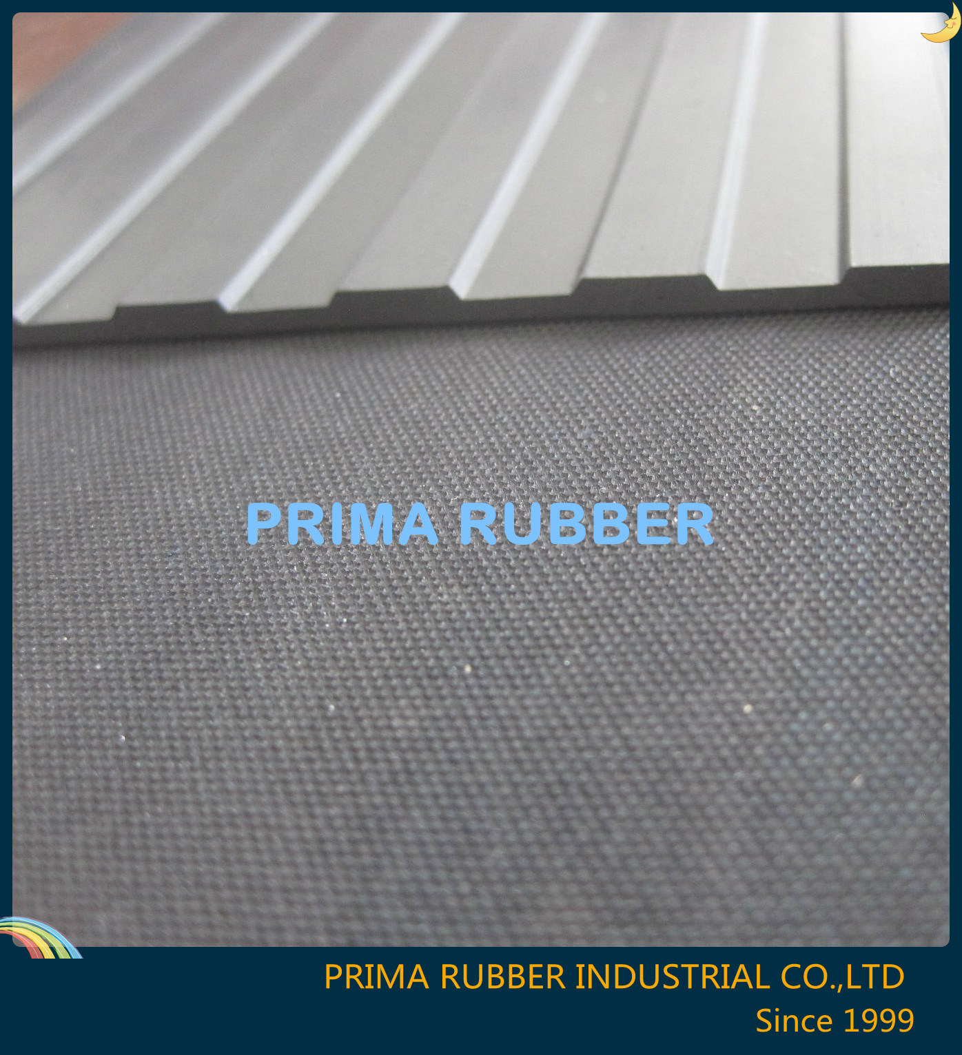 Wide Ribbed Rubber Floor, Rubber Matting Non- Slip out Door