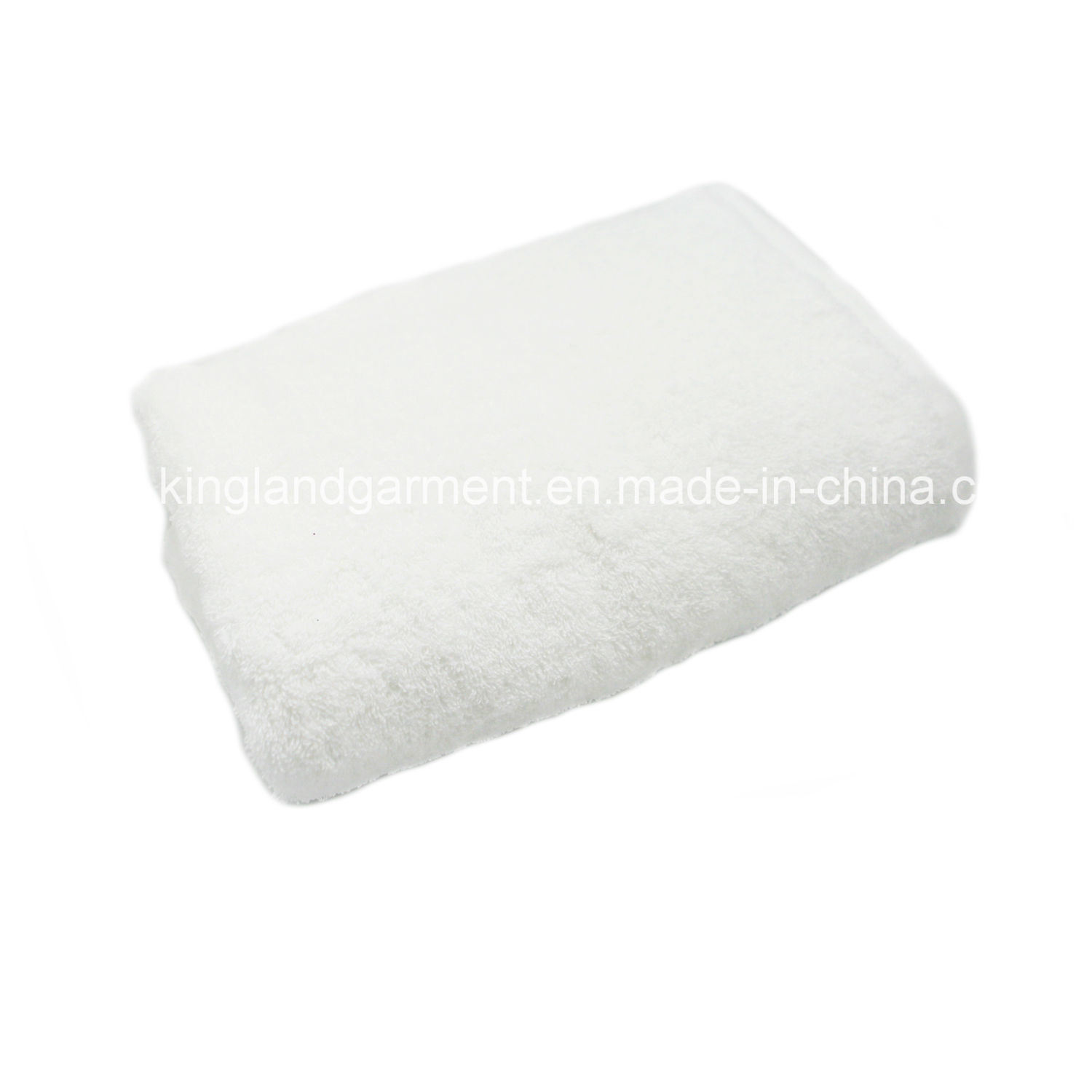 Home Hotel Textile 100% Cotton White Clean Bath Towel