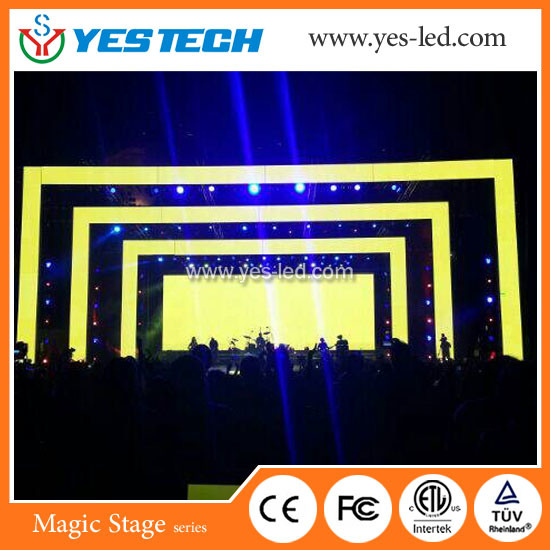 Full Color P3/P4 Flexible Stage LED Curtain with Light Weight