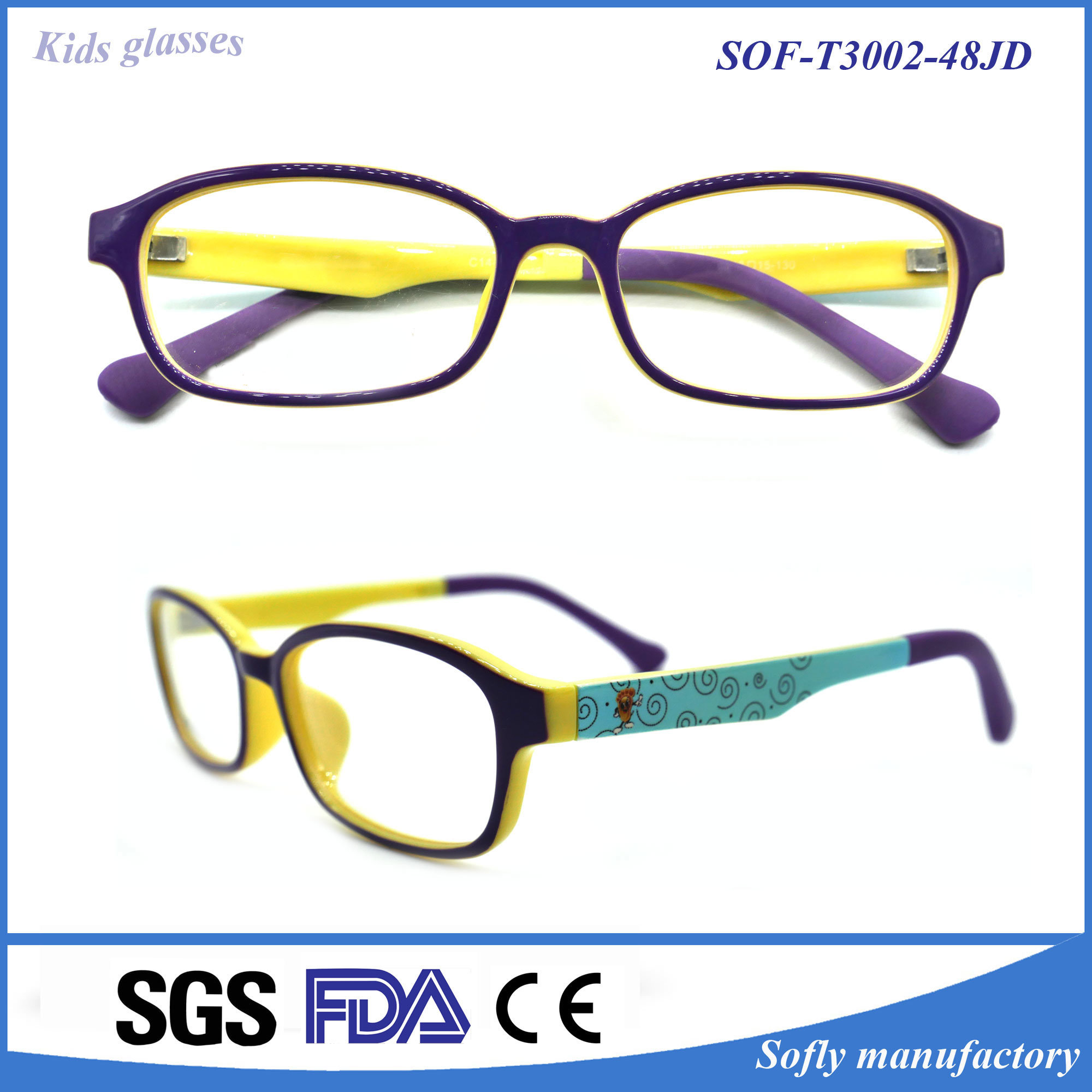 Wholesale Direct Children's Series Tr90 Frame Glasses Frame