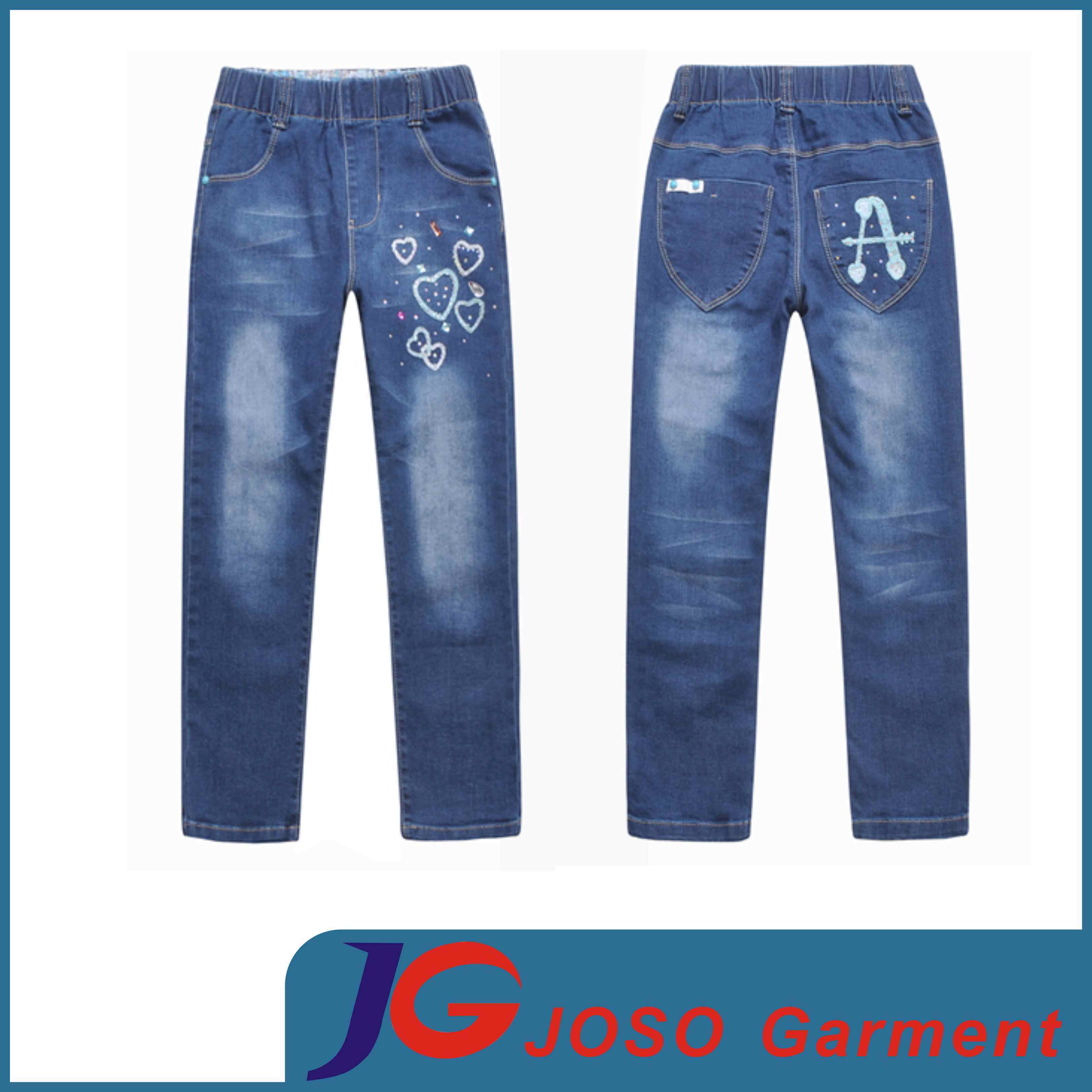 Girls Kids Fashion Denim Jeans (JC5134)