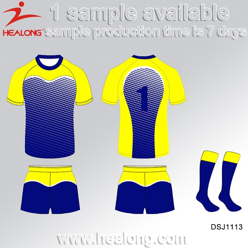 Healong Latest Design Sportswear Customized Sublimation Rugby Jersey