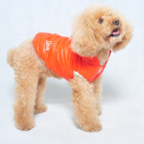 XXL Orange Hoodie Clothes Dog Pet Coat