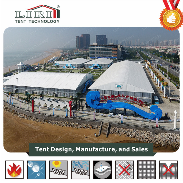 Large Tent for Exhibition with Glass Walls for Commodity Fair