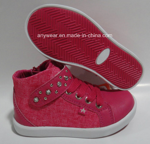 Girl's Shoes Children Sports Footwear (415-5438)