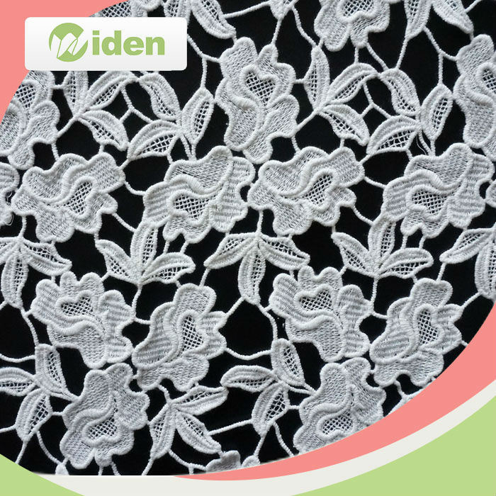 Garment Accessories Fabric 100 % Polyester Chemical Powernet Lace Fabric