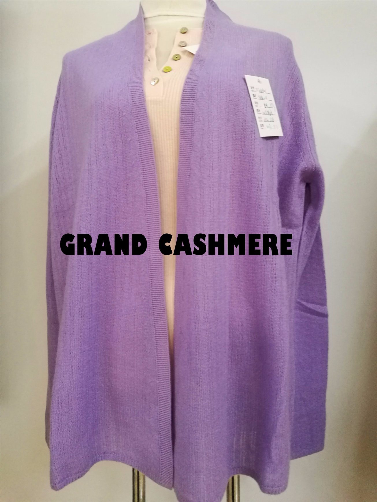 Cashmere Loose Knit V Cardigan