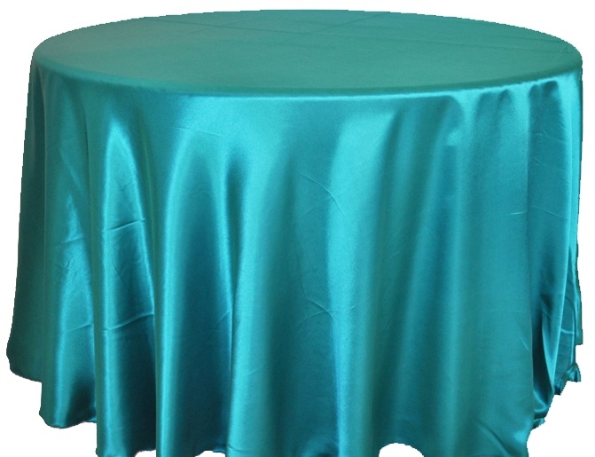 Table Cloth Topper Tablecloth Luxury Polyester Satin Table Cover Oilproof Wedding Party Restaurant Banquet Home Decoration