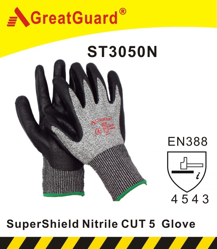 Supershield Cut 5 Nitrile Glove (ST3050N)