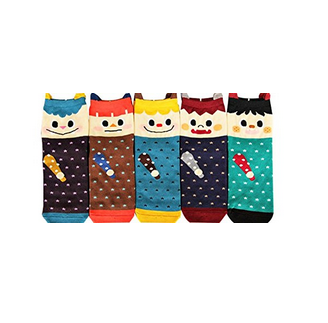 Custom Fashionable Cute Baby Jacquard Sock in Various Designs and Sizes