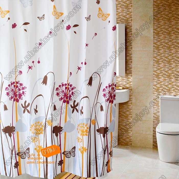 Polyester, PEVA, EVA, PVC Shower Curtain, Bath Curtain, Bathroom Curtain