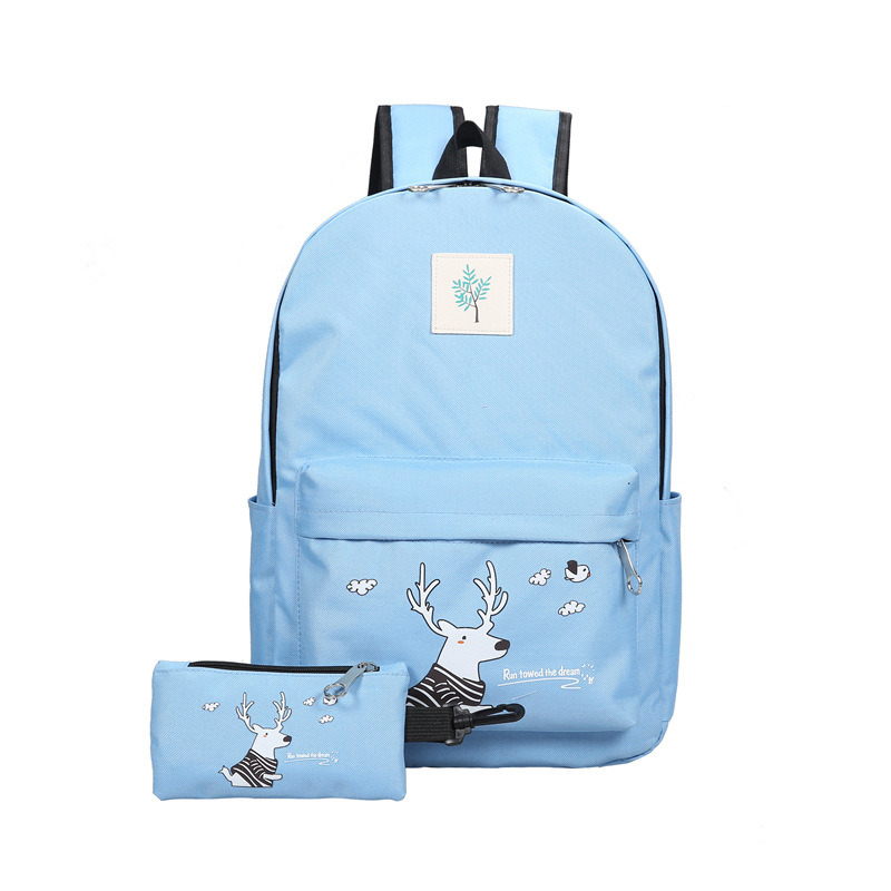 Leisure Cute Outdoor Canvas Backpack for Travel, School, Hiking