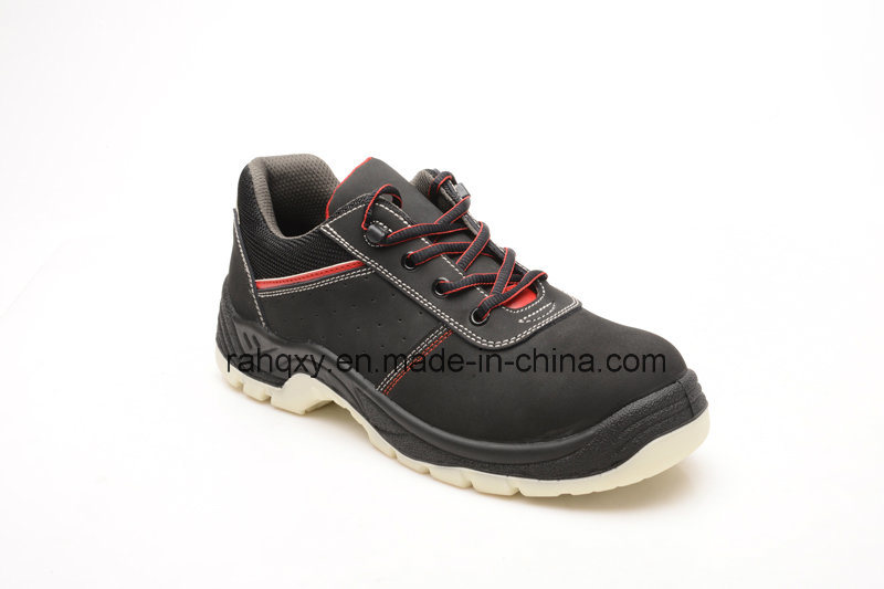 Sports Style Nubuck Leather Safety Shoes with Mesh Lining (HQ05064)