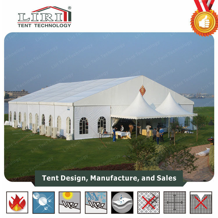 Luxury Aluminum Mixed Tent for Wedding Event with Custom Design