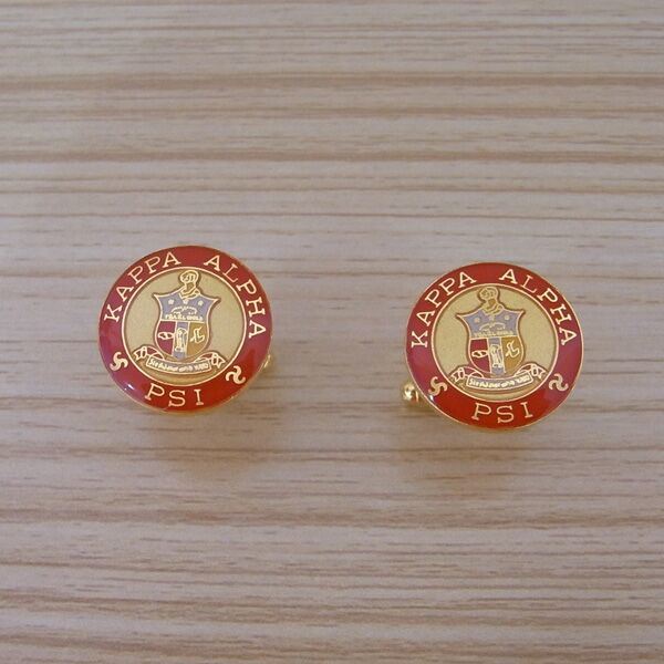 Fraternity and Sorority Founded 110 Years Souvenir Gifts Gold Cufflinks