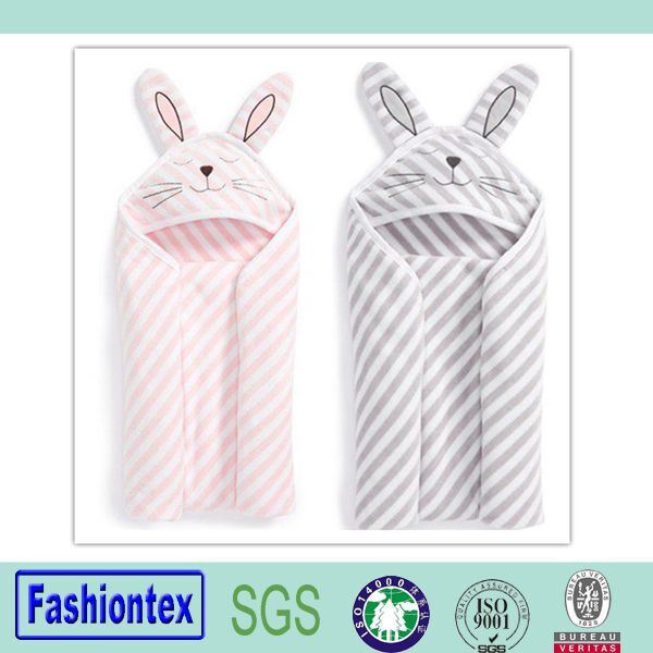 100% Cotton Cute Soft Infant Bath Towel Animal Hood Baby Towels