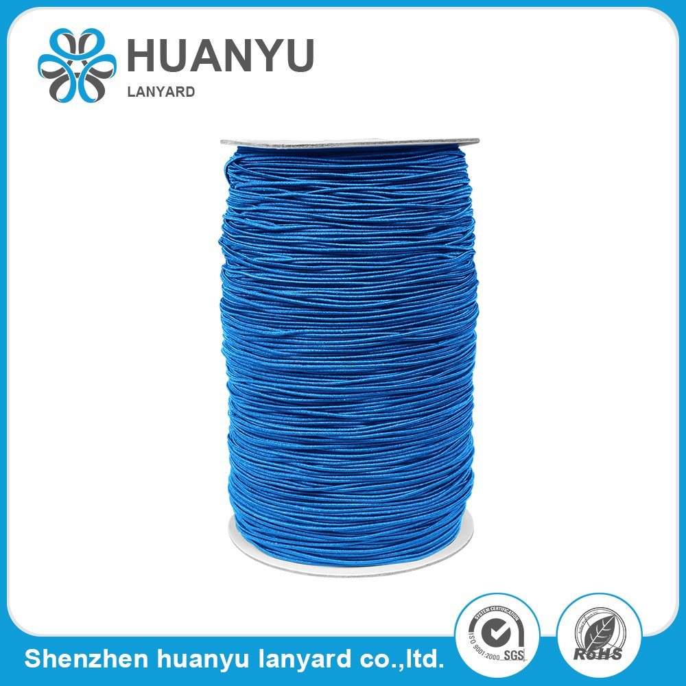 Customized Color Elastic Style Polyester Woven Rope