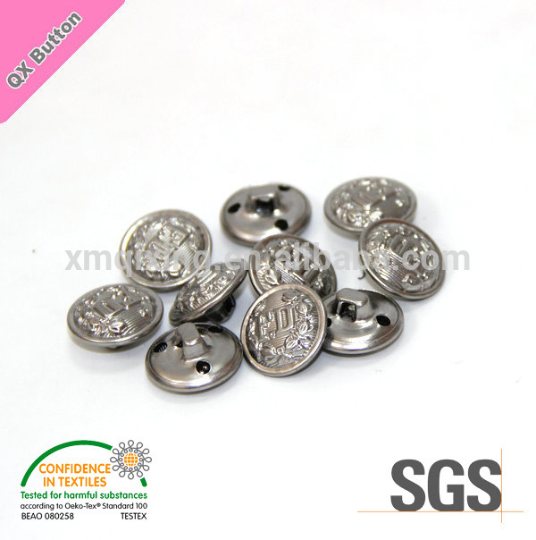 15mm Sew on Nickel Free Vintage Brass Metal Shank Buttons