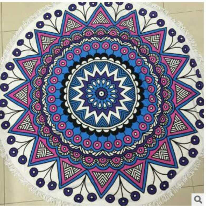 Top Selling Microfiber Round Beach Towel From China