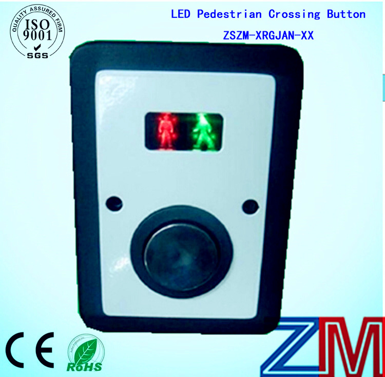 Red & Green Pedestrian Crossing Button for Crosswalk Safety