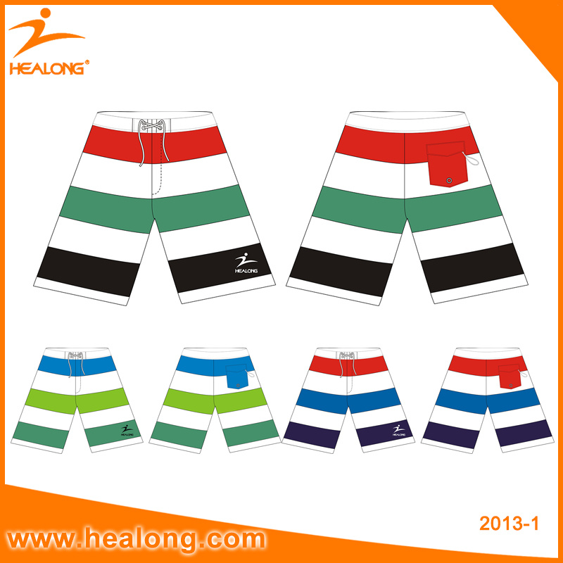 Healong Full Sublimated colorful Board Beach Shorts