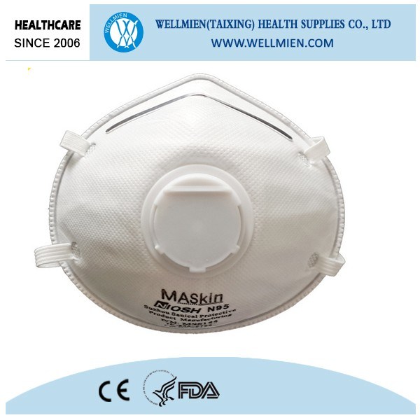 Ear-Loop N95 Nonwoven Dust Mask with Valve