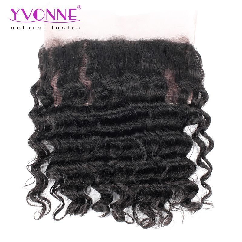 Yvonne 360 Full Lace Frontal Closure, Loose Wave Virgin Brazilian Lace Frontal Closure, Lace Size 22.5X4