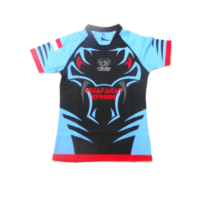 Quick Dry Rugby Uniform Sports Jersey with Custom Printing