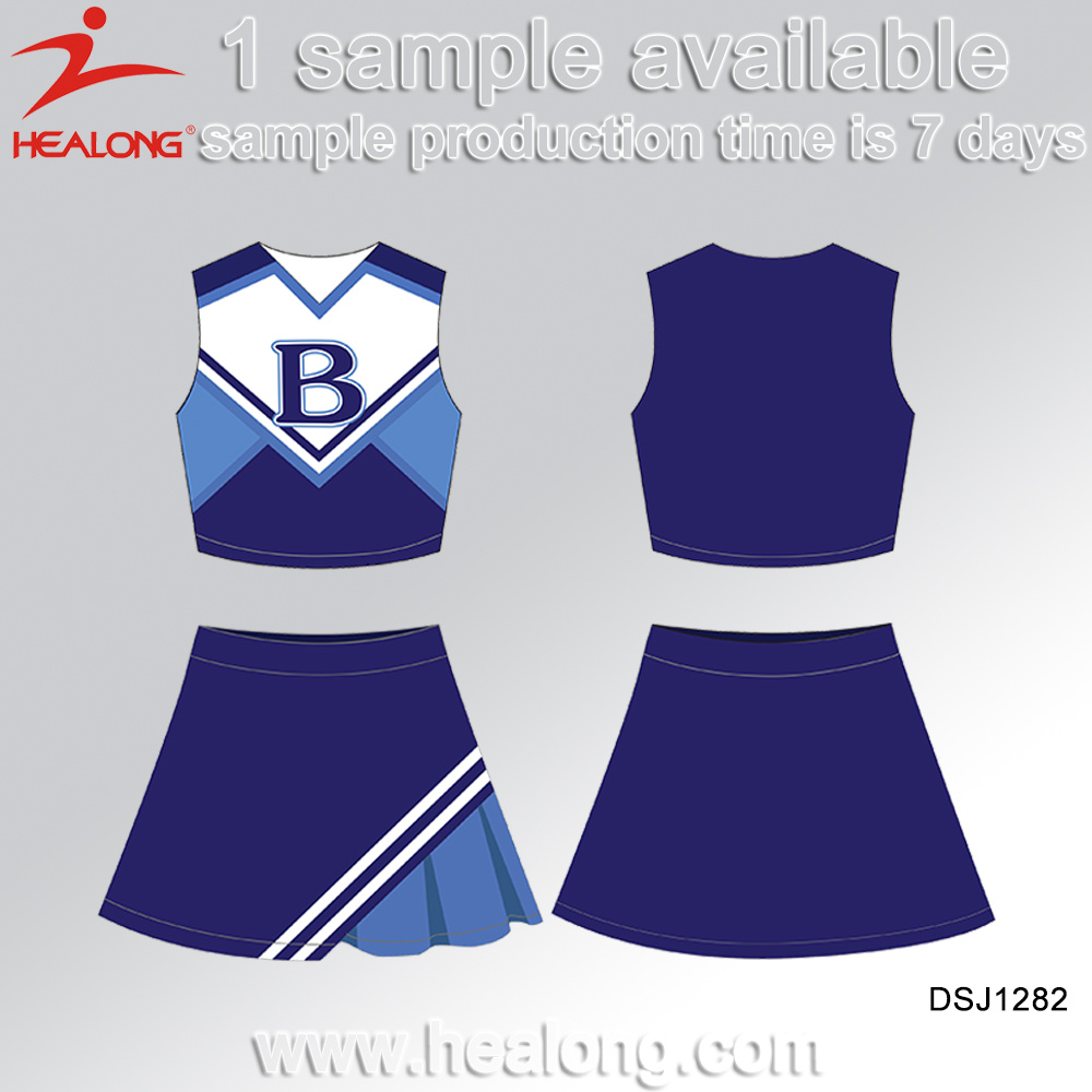Healong Fresh Design Clothing Gear Sublimation Ladies Cheerleading Wears for Sale