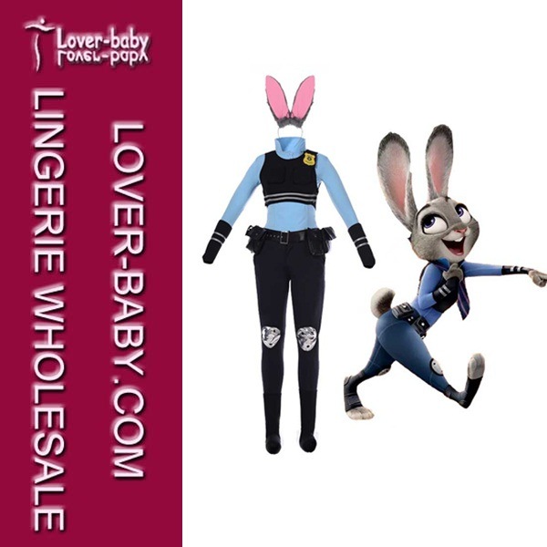 Zootopia Judy Hopps Bunny Mascot Costume for Adults (L15360)