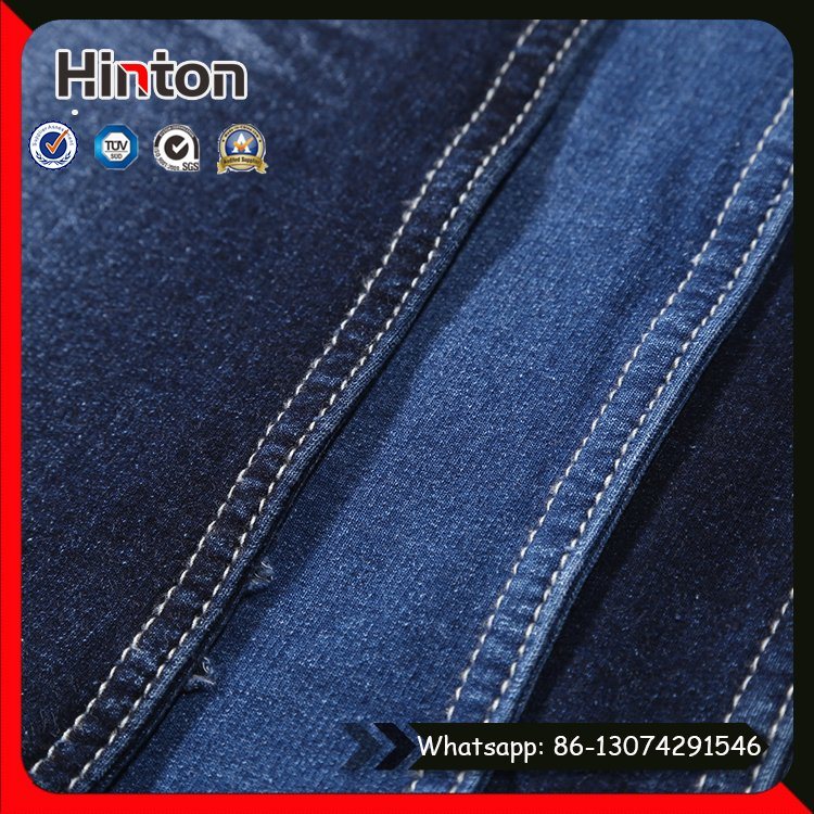 2017 French Terry Knitted Denim Fabric with Low Price