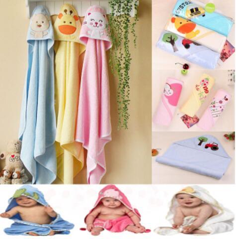 Baby Cotton Bath Blanket Hooded Towel Cotton Animal Designl with High Quality