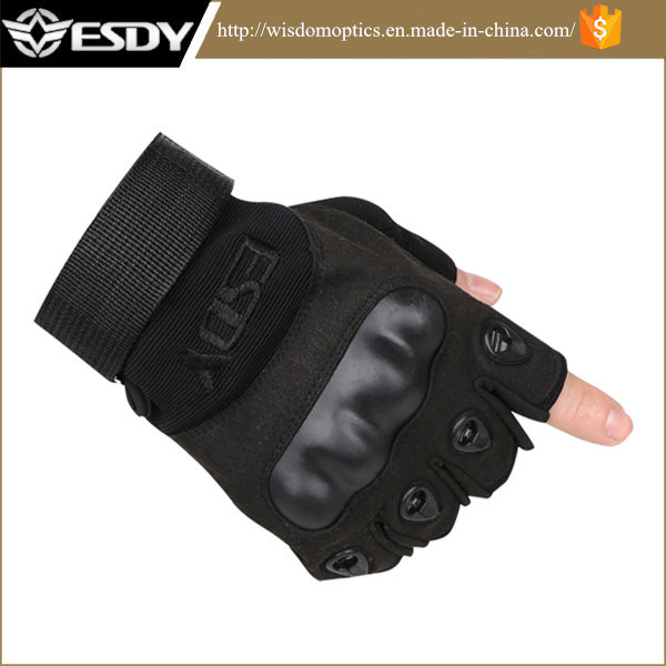Black Half Finger Esdy Outdoor Gloves Military Gloves