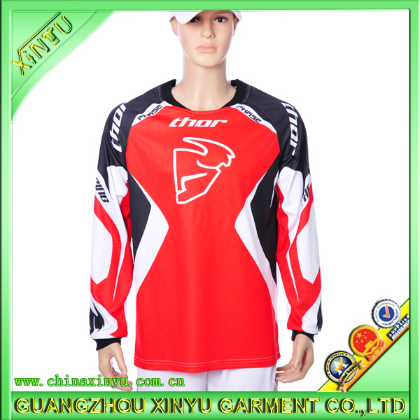 Long Sleeve Motorcycle Suit with Digital Sublimation Printing