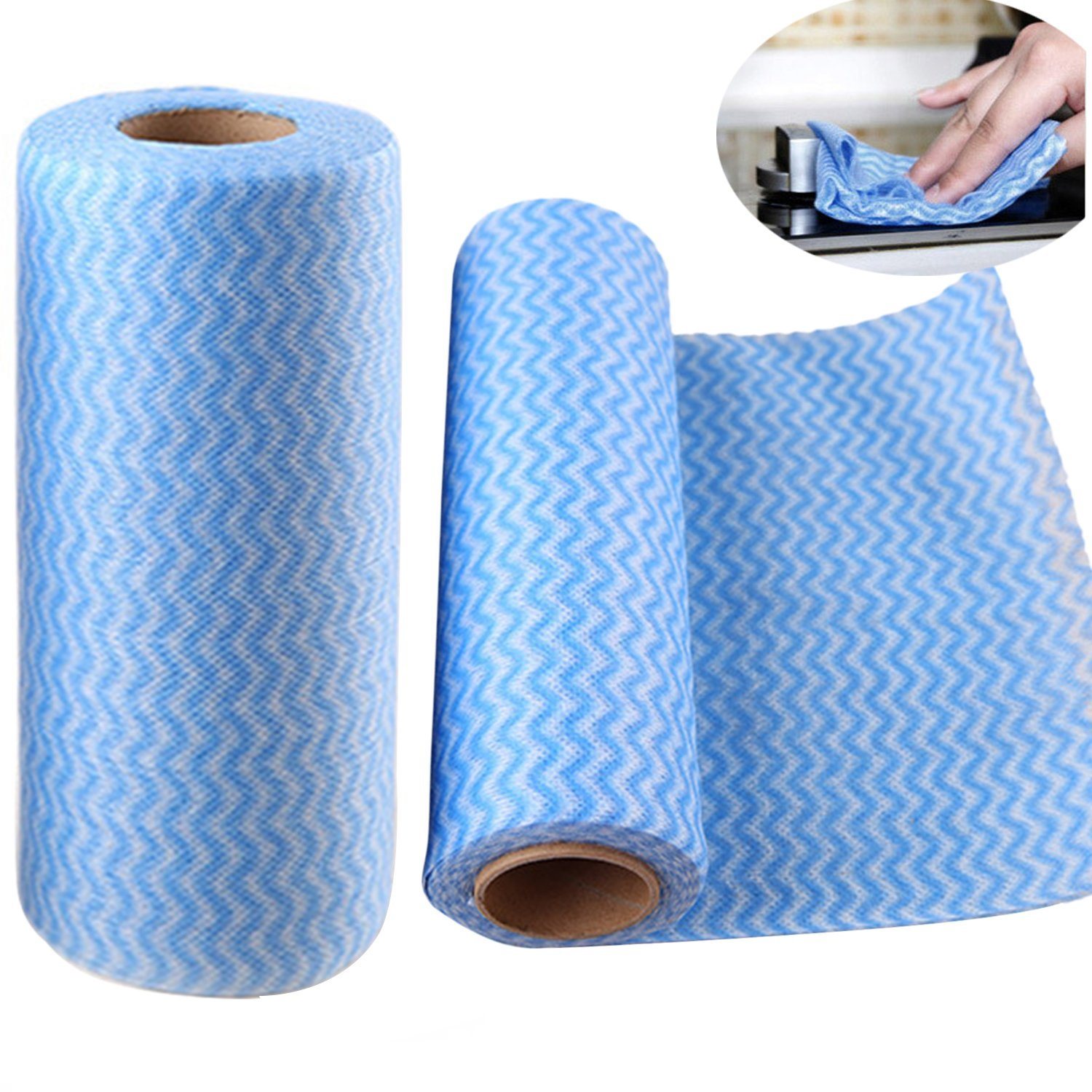 Tear off Nonwoven Microfiber Cleaning Cloth Kitchen