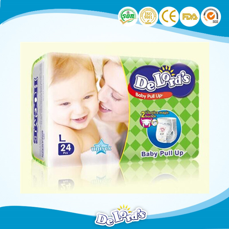 Guangzhou Factory Baby Diapers of Panty Type