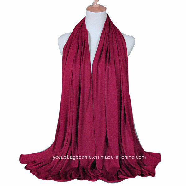 New Large Plain Solid Color Hijab Scarf