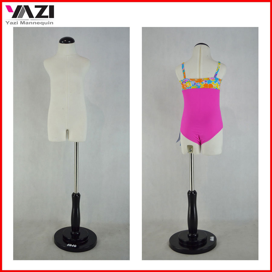 Cute Fabric Covered Child Torso Mannnequin for Swimwear Display