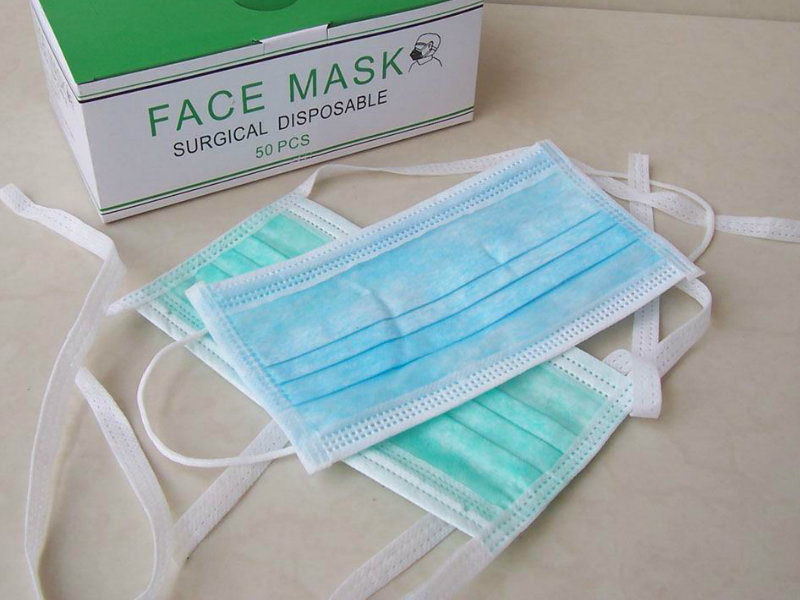 Xiantao Hubei 3ply PP Nonwoven Filter Face Mask