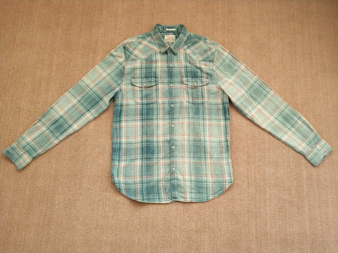Men's 100%Cotton Woven Yarn Dyed Long Sleeve Shirts