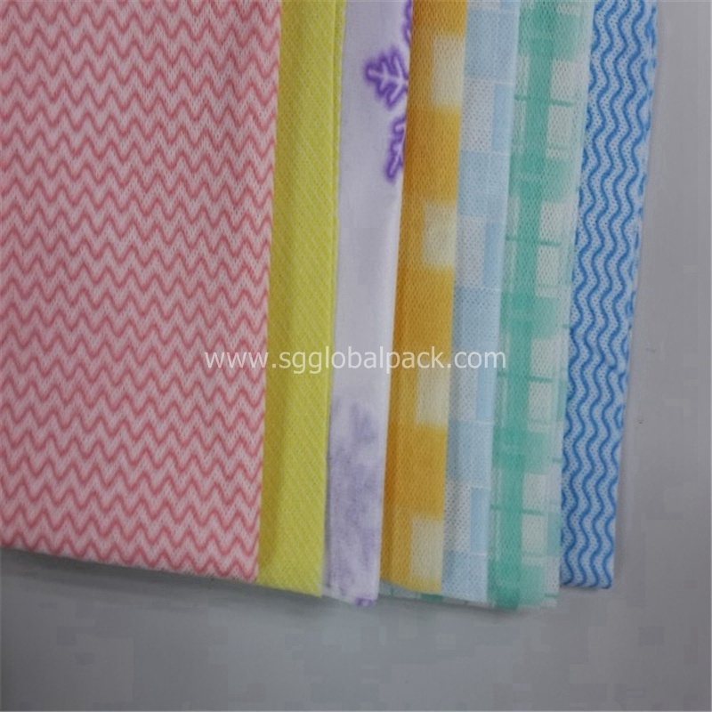 Printed Raw Material Spunlace Non Woven Fabric
