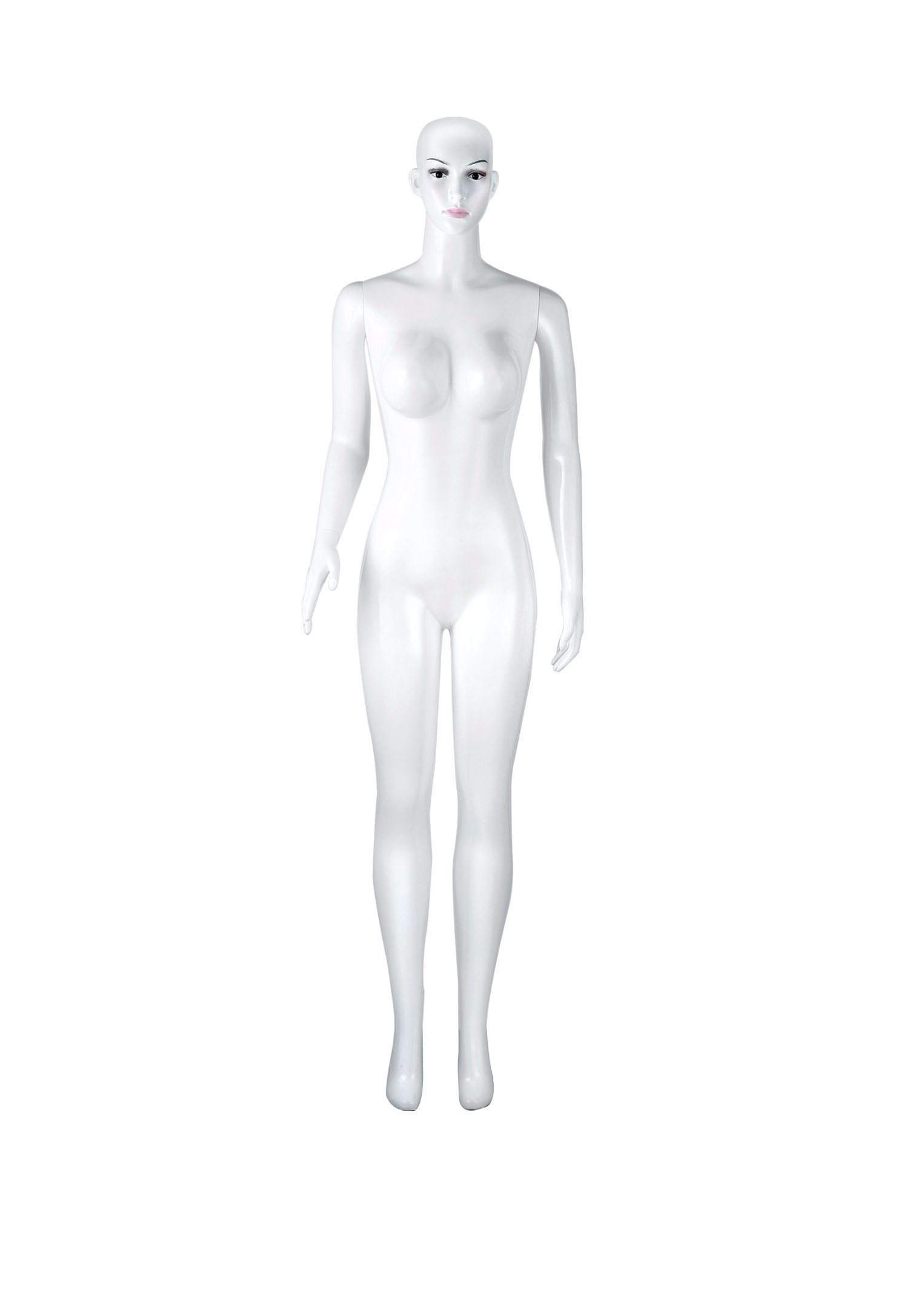 Cheap Hotsale Bright White Female Mannequin with Makeup