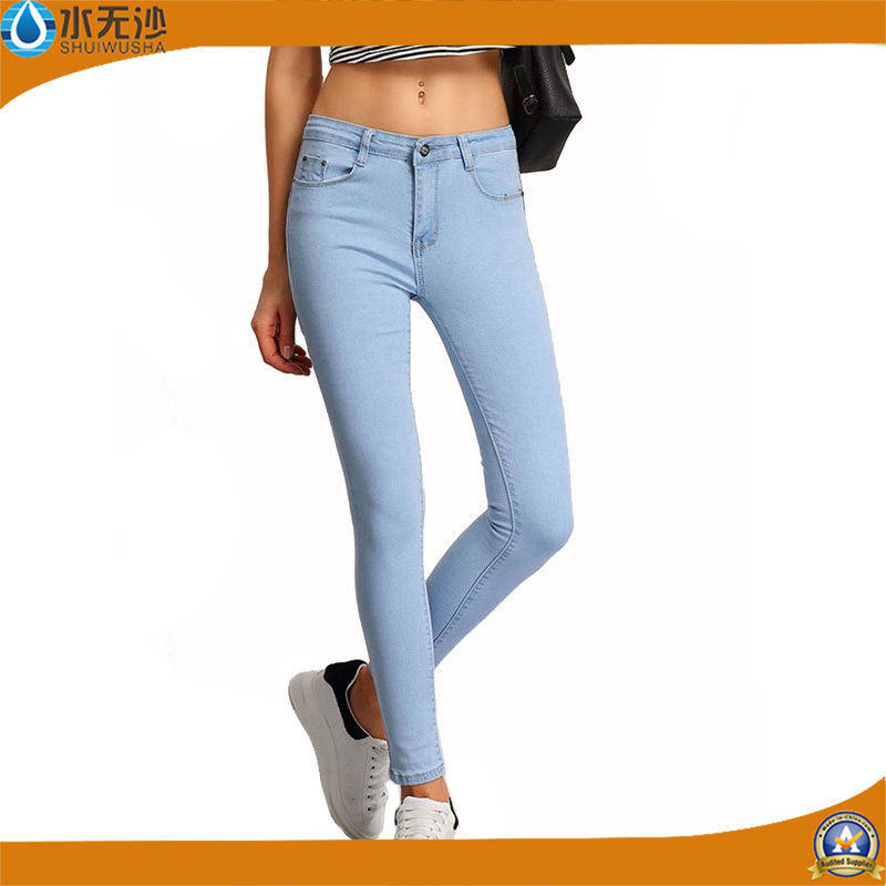 Women Fashion Slim Legging Jeans Skinny Jeans Cotton Spandex Denim Jeans
